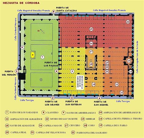 Mezquita De C Rdoba Planta Mezquita Catedral De Cordoba Mezquita