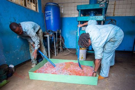 Kenyan Woman S Startup Recycles Plastic Into Bricks