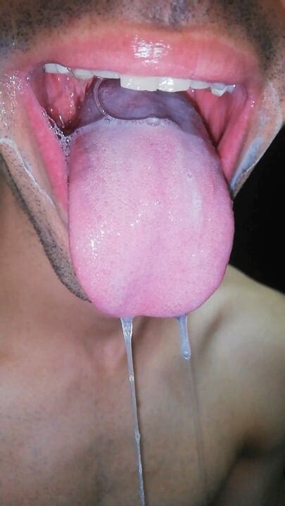 Tongue Saliva Tongue Sloopy Sucking Fetish Spitting Long Tongue And Drooling Close Up Gay Porn