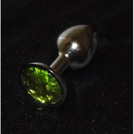 Plug Piedra Verde Para Iniciarse En El Sexo Anal