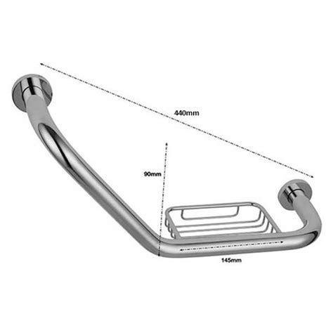 Sagittarius Metal Grab Rail GB 303 C Angled Chrome