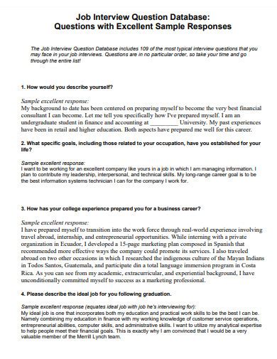 Job Interview Essay 7 Examples Format Pdf