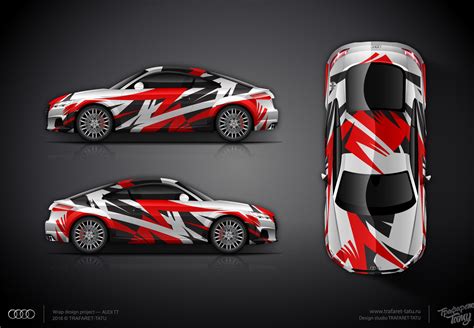 The Approved Wrap Design For AUDI TT Auto Graphics Vinyl Graphics Car