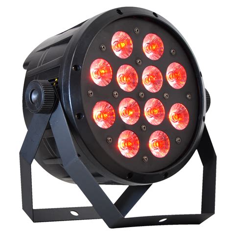 Canhao Refletor Led Par 64 12 Leds 15W Rgbwa Pentaled Displ