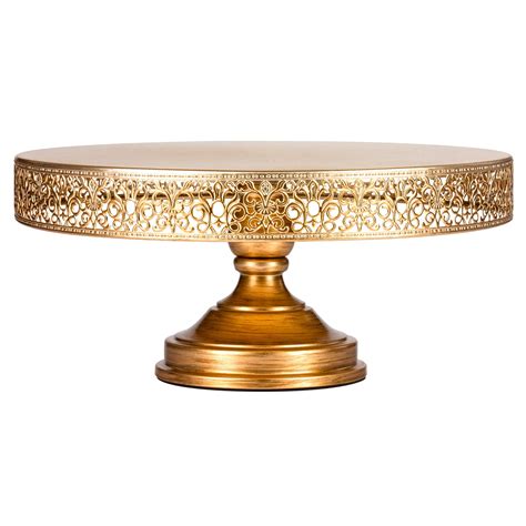 Gold Cake Pedestal Gold Cake Stand White For Wedding 5 Tier Cake 18 Inch 22 Inch 24 Inch 16 Inch