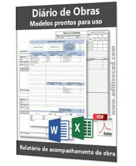 Modelo Di Rio De Obras Word Excel Pdf Aditivocad