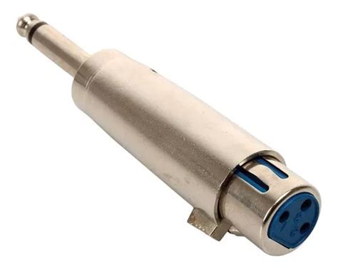 Adaptador Plug Mm A Jack Cannon Monoaural Steren