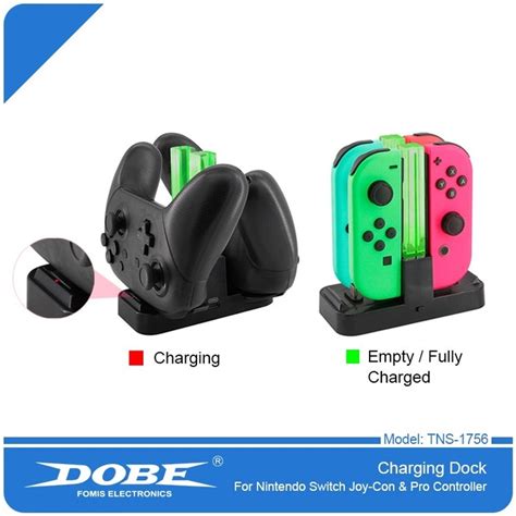 Dobe Tns 1756 Joy Con Charging Dock Nintendo Switch Joycon Dual Charger