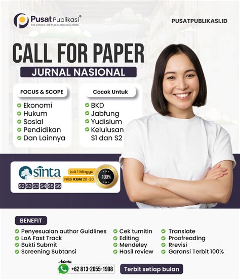 Jurnal Sinta Yang Terbit Setiap Bulan Pusat Publikasi Solusi