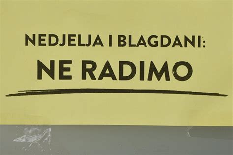 Uvodi Se Neradna Nedjelja U Fbih Jabuka Tv