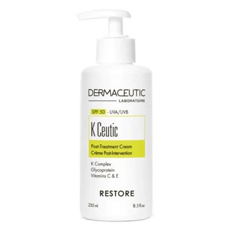 K Ceutic Post Treatment Cream Spf50 250ml Dagcreme Från Dermace