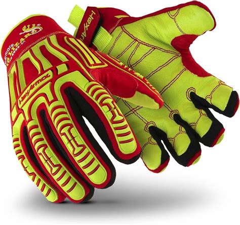 Medium Hexarmor Rig Lizard 2030 Firm Grip Impact Work Gloves Tillescenter Occupational Health