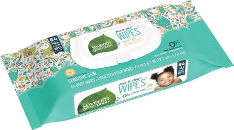 Seventh Generation Baby Wipes 64 Count Baby