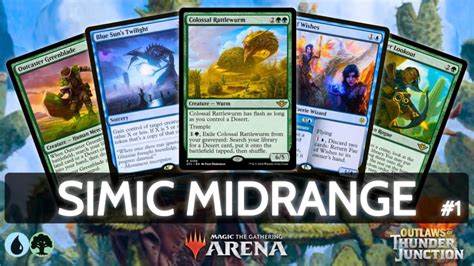 Simic Midrange Part 1 MTG Arena Explorer BO3 Outlaws Of