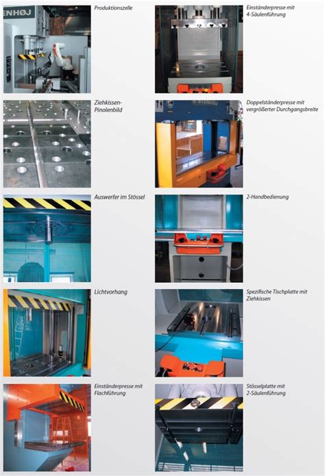 Exzenterpressen Kniehebelpressen Mechanische Pressen Stanzmaschinen