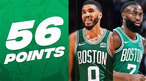 Jayson Tatum Jaylen Brown Show Out In Celtics Th Straight Win