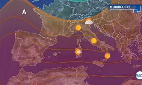 Fase Meteo Pi Stabile Sullitalia I Dettagli Icona Meteo