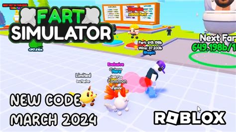 Roblox Fart Battle Simulator New Code March 2024 Youtube