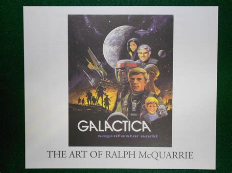 Battlestar Galactica Ralph McQuarrie Portfolio Art Print #22 Battle ...