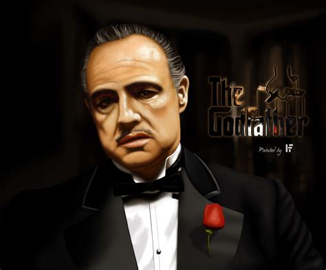 The Godfather paint by fednan on DeviantArt