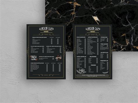 London Cafe Men Tasarimi Behance