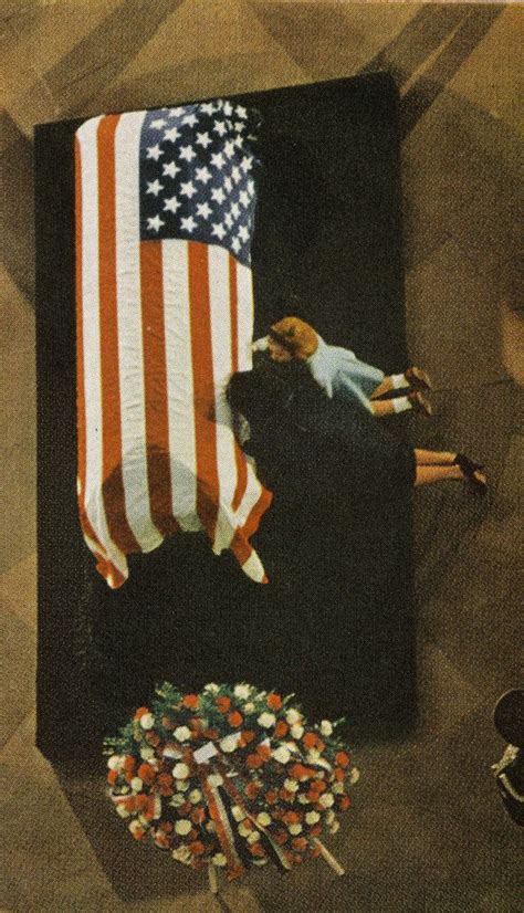 11 24 63 Jacqueline And Caroline Kennedy Kneel To Kiss Jfk S Coffin In The Capitol Rotunda