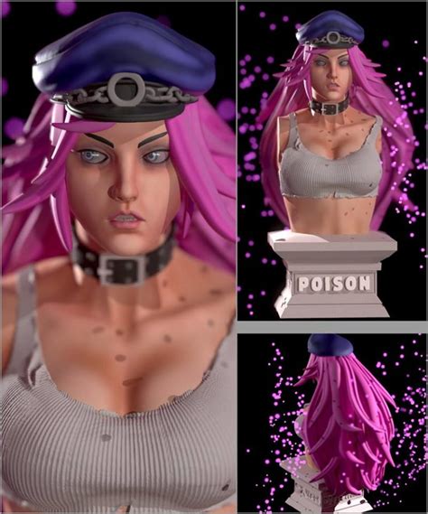 Desire Fx D Models Street Fighter Poison Bust D Print Model