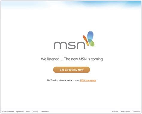 Msn Homepage Logo Logodix