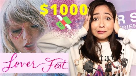 OMG! I Spent Over $1000 On Lover Fest Tickets! – Taylor Swift | Taylor ...