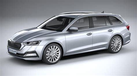 Skoda Octavia Estate 2020 3d Model By Squir