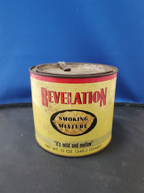 Vintage Revelation Smoking Mixture Tobacco Tin 12oz Ebay