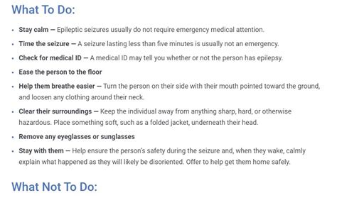 Seizure First Aid - Barrow Neurological Institute