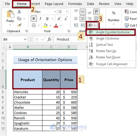 How To Rotate Text In Excel 3 Easy Techniques Exceldemy