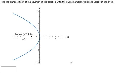 Solved Find the standard form of the equation of the | Chegg.com