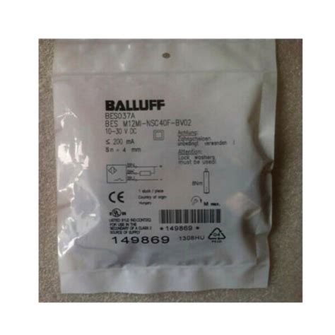 One NEW BALLUFF Proximity Sensor BES M12MI NSC40F BV02 FAST SHIP EBay