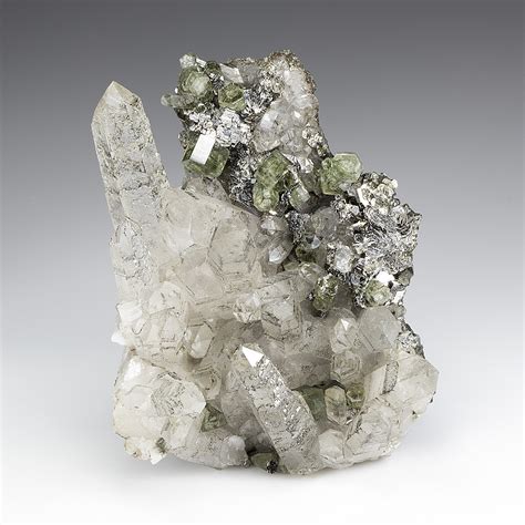 Fluorapatite With Quartz Arsenopyrite Muscovite Minerals For Sale