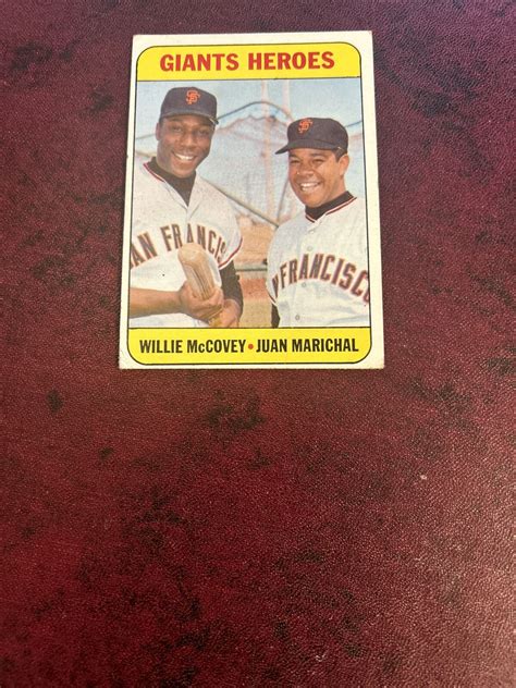 Topps Baseball Giant Heroes Mccovey Hof Complete Set Break Vg