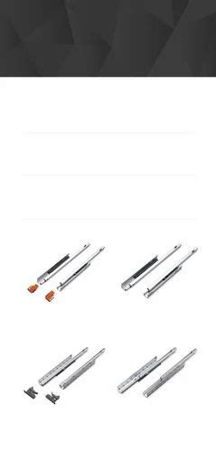 Stainless Steel Manual Hettich Soft Close Telescopic Channel At