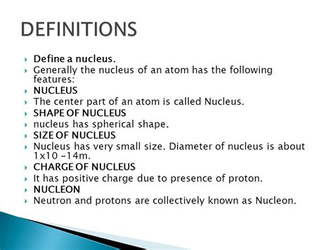 Nucleus Definition