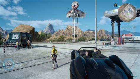 Final Fantasy Xv Back To The Future Easter Egg Youtube