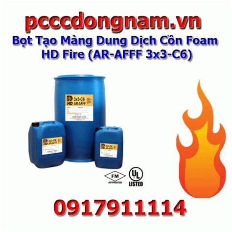 Hd Fire Ar Afff 3x3 C6 Alcoholic Foam Forming Foam