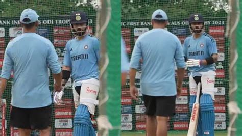 Watch Virat Kohli And Rahul Dravid Have A Chat During Nets Ahead Of