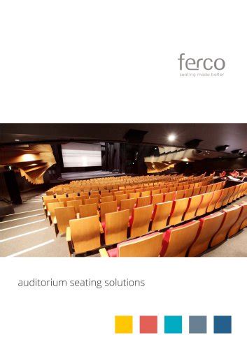 Auditorium Brochure Ferco Seating Systems M Sdn Bhd Pdf Catalogs