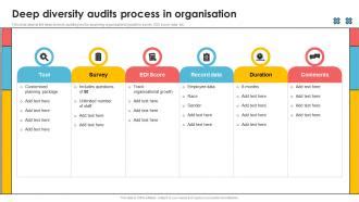 Deep Diversity Audits Process In Organisation PPT Example