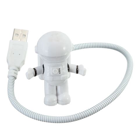 New Mini White Dc V Flexible Portable Spaceman Astronaut Usb Tube Led