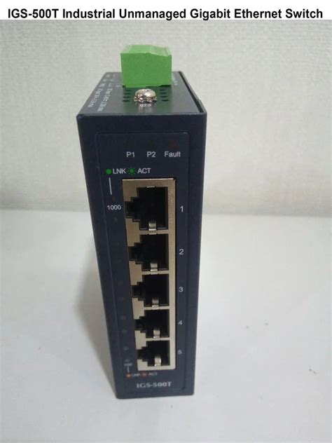 Planet IGS-500T Industrial Unmanaged Gigabit Ethernet Switch at ₹ 9297 ...
