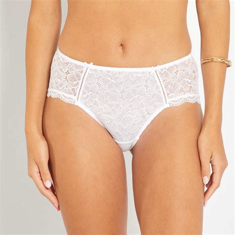 Shorty En Dentelle Florale Bestform Lingerie Du S Au Xxl Kiabi