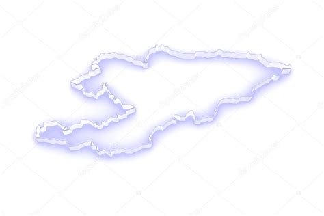 Map of Kyrgyzstan. — Stock Photo © Tatiana53 #62125425