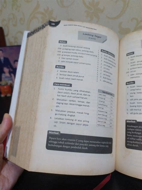 Buku Resep Menu Sehari Hari 700 Halaman Buku Alat Tulis Buku Di