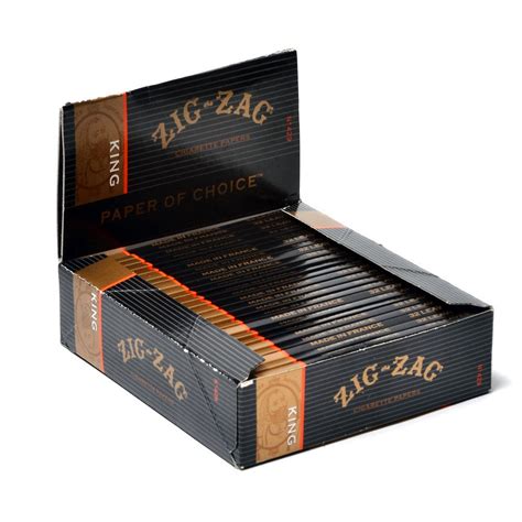 Zig Zag Rolling Papers King Size Blacks Toobs Distribution